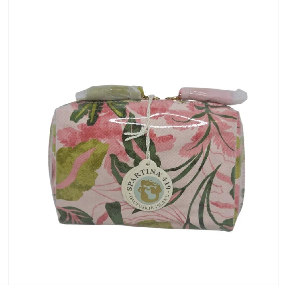 Spartina 449 Large Cosmetic Pouch Palm Paradise NEW